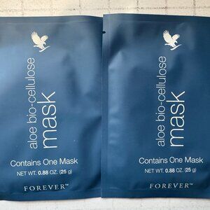 2X forever living Aloe Bio-Cellulose Mask